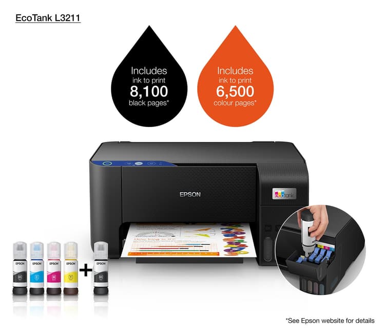 EcoTank L3211 | Epson United Arab Emirates